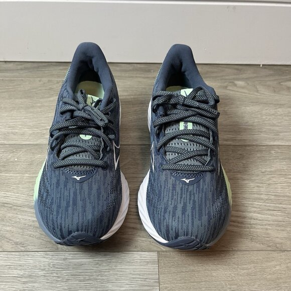 Mizuno Wave Rider 28 - Women’s Size 6.5 - Blue/Green/White - Picture 9 of 9